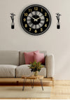 Pey Aksesuar Decorative Mirrored Wall Clock + Vase Picture 2