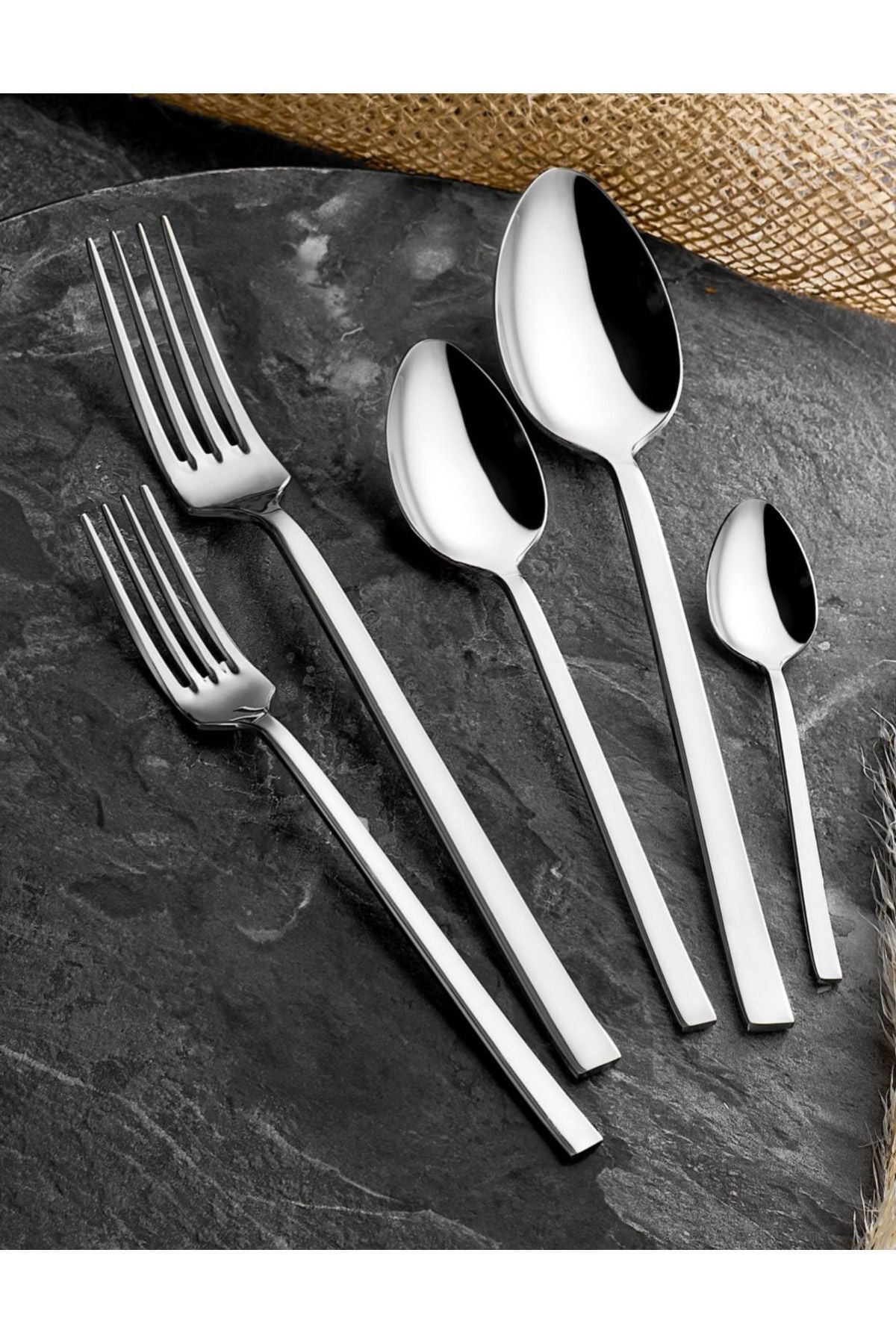 Zagori 30 Piece 6 Person Cutlery Set Plain Simple Model 3