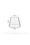 Bycomo Magnolia Glass Borosilicate Heat-resistant Cone Presentation And Beverage Glass 300 ml 4