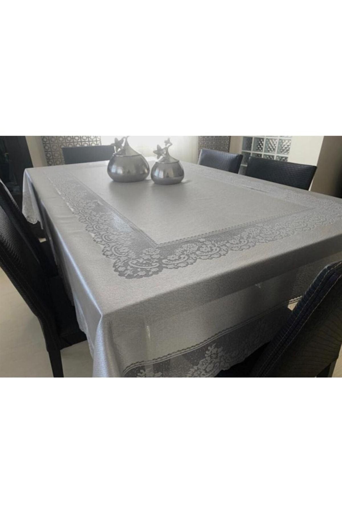 Biocotton Lace Elegant Tulle Tablecloth Non-Staining 2