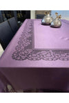 Biocotton Lace Elegant Design Stain-Resistant Tulle Tablecloth 2