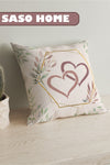 SasoHome Lettered Cushion Cover - Heart - Love Combo - Lettered Decorative Cushion - Pillow Cover 5