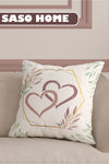 SasoHome Lettered Cushion Cover - Heart - Love Combo - Lettered Decorative Cushion - Pillow Cover 6