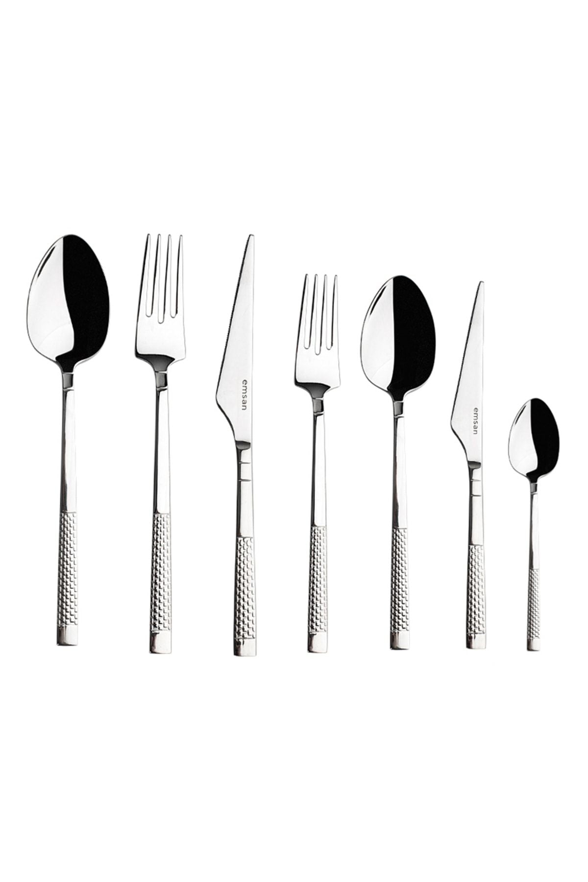 Emsan Side 84 Piece Luxury Boxed 12 Person Cutlery Set 2