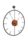 AGA KONSEPT Mahsertini 60 Cm Black, Modern Decorative Italian Style Wall Clock 1