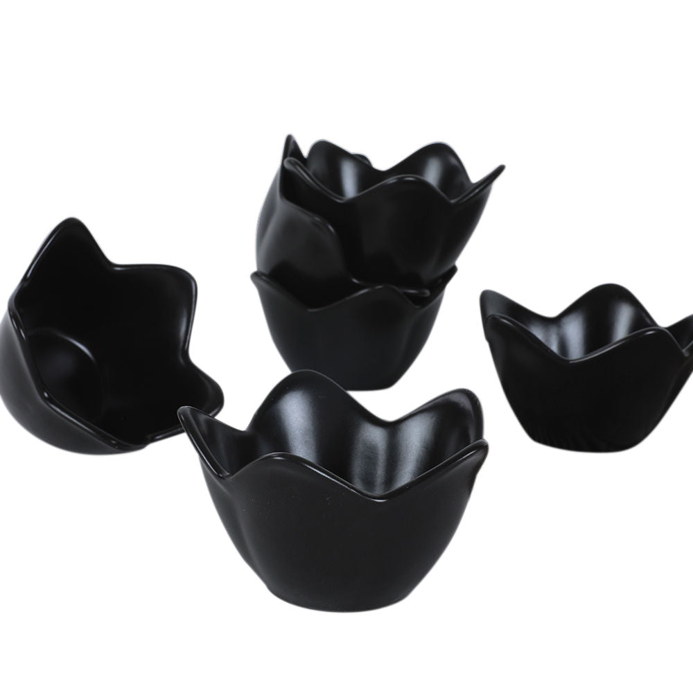 Ceramic Bowl Set (6 Pieces) ST613106F956A0000000ACD700 Matte Black 275KRM1506 2