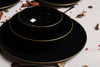 Ceramic Dinner Set (24 Pieces) TY040424F650A841600MAET600 Black
Gold 275KRM1610 5