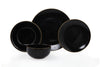 Ceramic Dinner Set (24 Pieces) TY040424F650A841600MAET600 Black
Gold 275KRM1610 6