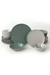 Ceramic Dinner Set (24 Pieces) Nordic Green
White 275KRM1702 12