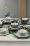 Ceramic Dinner Set (24 Pieces) Nordic Green
White 275KRM1702 4