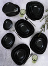 Ceramic Dinner Set (24 Pieces) CTKYEMEKTETRA9560000000024 Black 275KRM1770 3