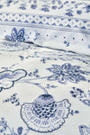 Karaca Home Amar Blue 100% Cotton Double Duvet Cover Set 2