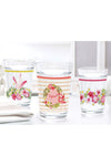 Madame Coco Flamingo Water Glass Set 290 ml 3 Pieces 2