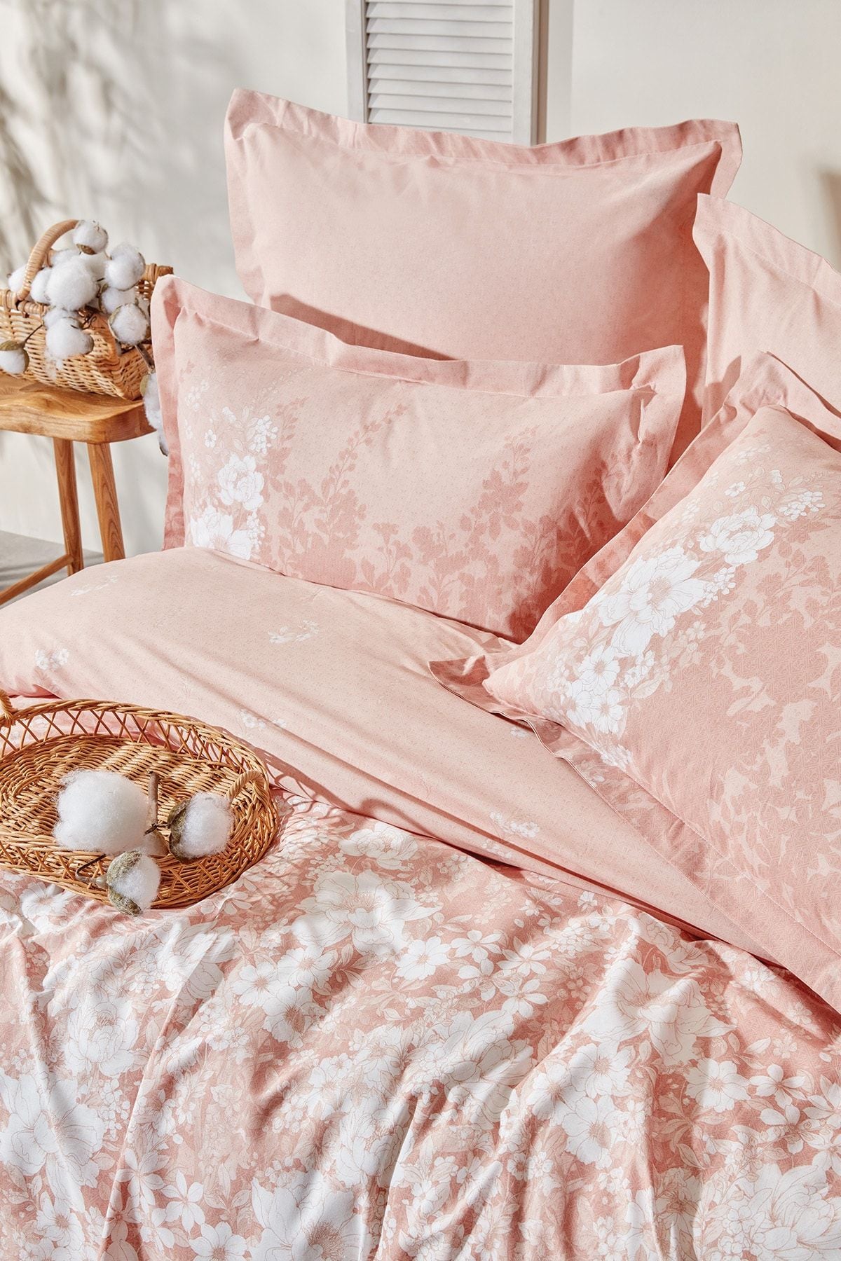 Yataş Andressa Ranforce Double Duvet Cover Set - Blush 3