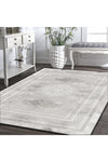 Sermod 10069 Sponge-Padded Gray Velvet Effect Non-Slip Carpet Cover 1