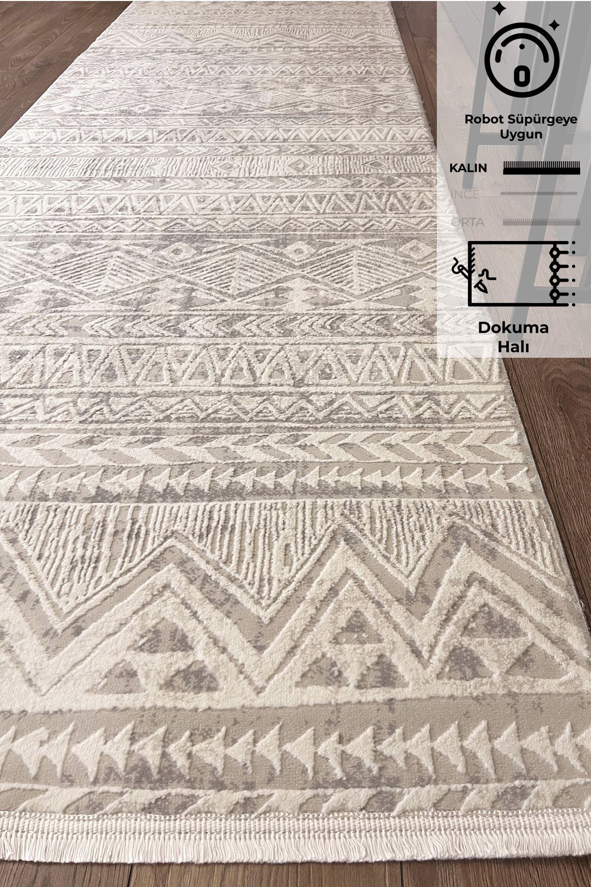 Konfor Halı Konfor Leo 2970 Modern Woven Runner Rug 1