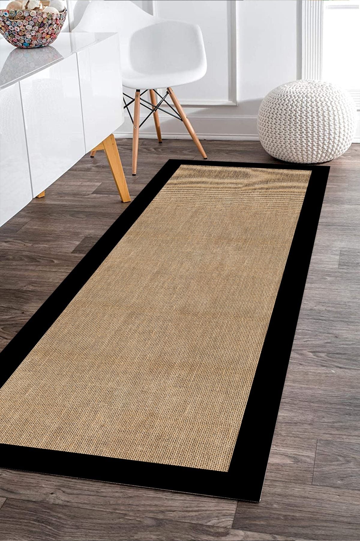 Cömert Home Collection Digital Print Washable Non-Slip Base Living Room Rug Kitchen Rug Runner Living Room Rug 2