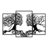 Decorative Metal Wall Accessory Love Tree Black 279ENZ1114 7