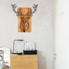 Decorative Wooden Wall Accessory Deer Black
Walnut 279ENZ1806 2