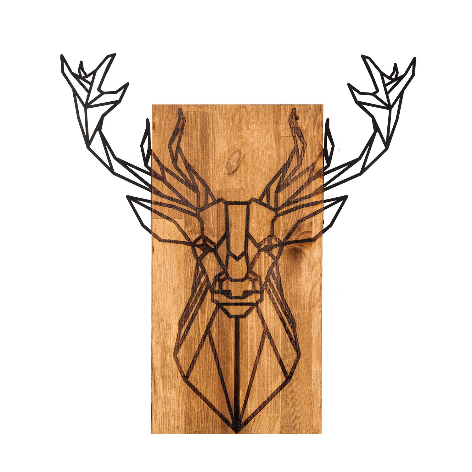 Decorative Wooden Wall Accessory Deer Black
Walnut 279ENZ1806 5