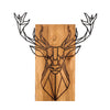 Decorative Wooden Wall Accessory Deer Black
Walnut 279ENZ1806 5