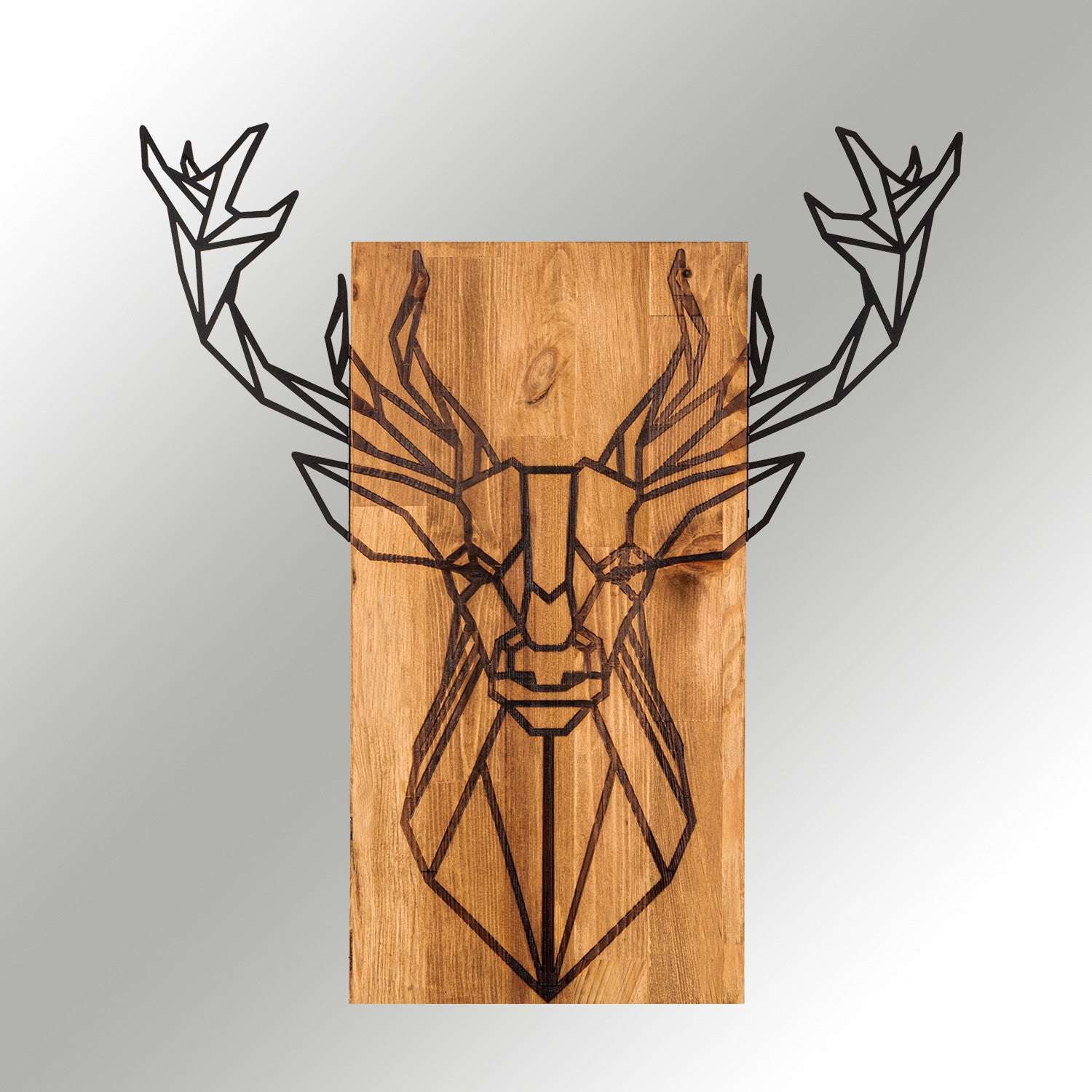 Decorative Wooden Wall Accessory Deer Black
Walnut 279ENZ1806 6