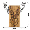 Decorative Wooden Wall Accessory Deer Black
Walnut 279ENZ1806 7