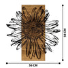 Decorative Wooden Wall Accessory Daisy Black
Walnut 279ENZ1808 7