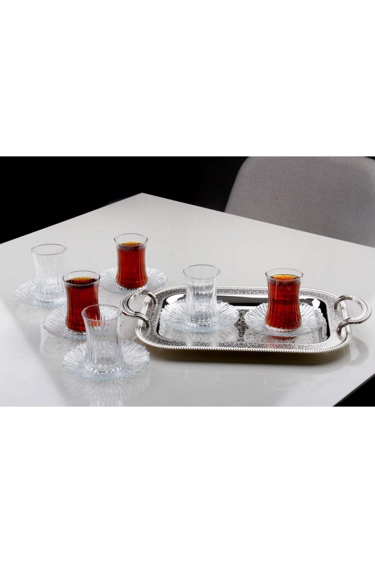 Paşabahçe Elysia Special Tea Set 12 Pieces 6