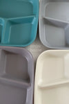 Ongu Home 6 Pieces Breakfast Plate Three Compartment Plate Food Plate Tray 3