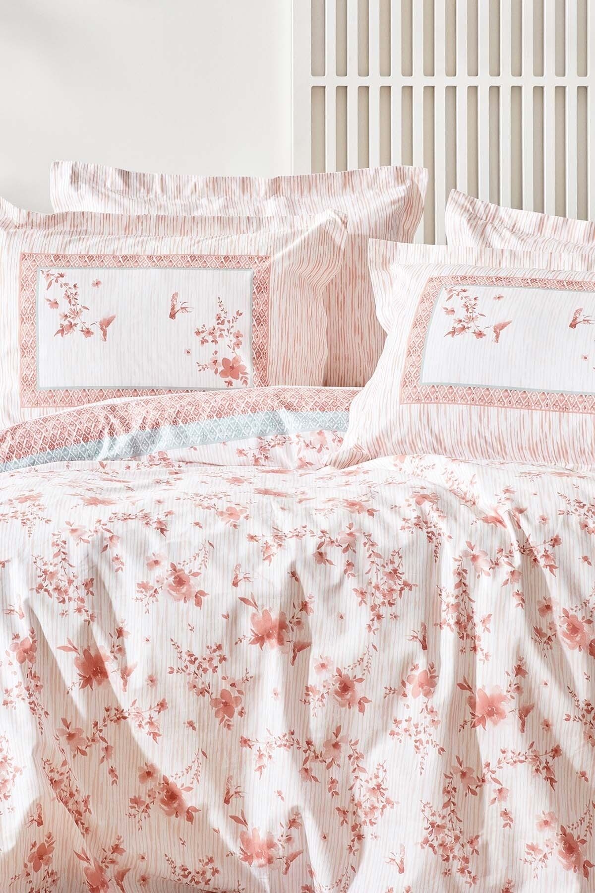 Yataş Minella Ranforce Double Duvet Cover Set - Blush 2