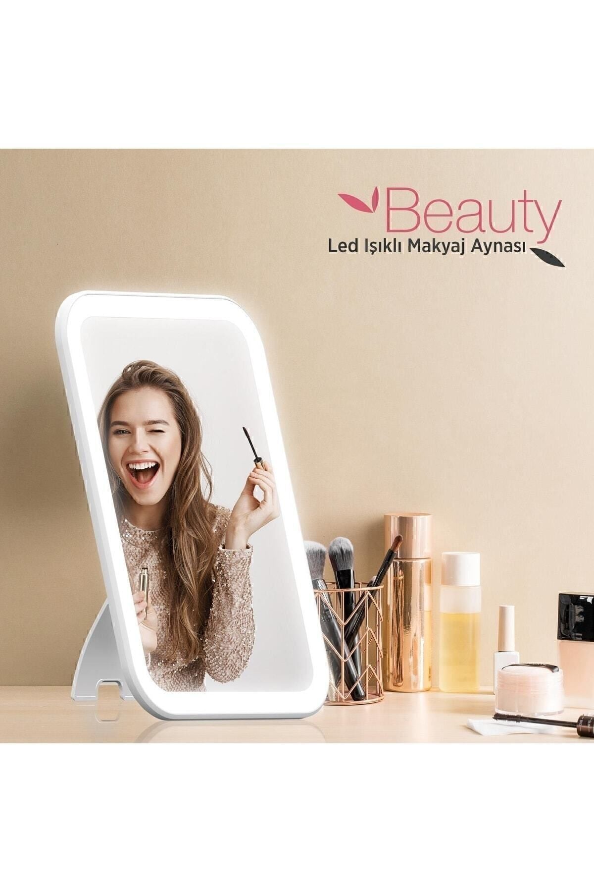 Polosmart PSC20 Rechargeable LED Lighted Makeup Mirror White 4