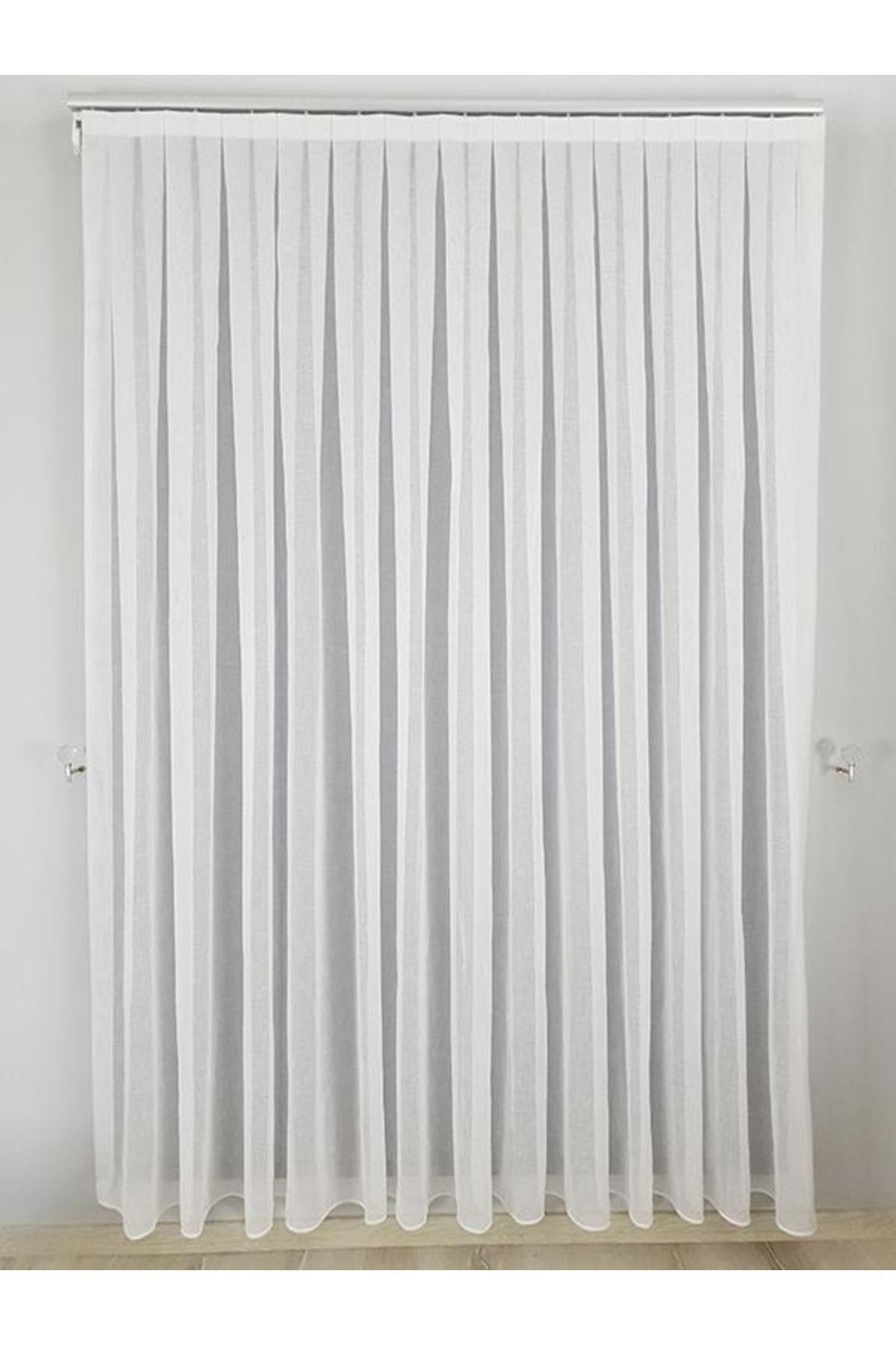 Brillant Dora Natural Linen Sheer Curtain 1/2.5 Pleat Original Wrinkle-Free Sheer Curtain 3