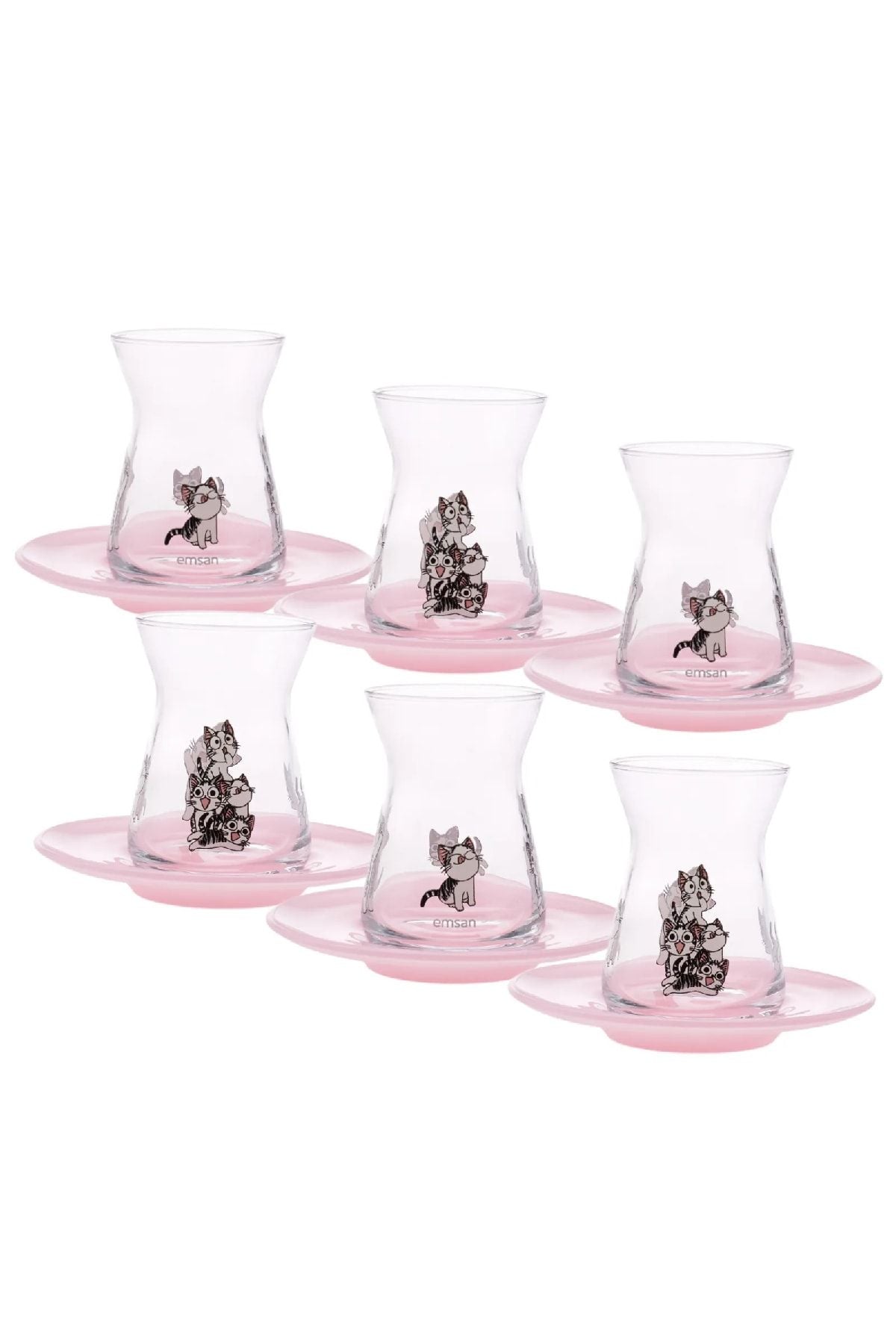 Emsan Kitty Cat Lover 6 Person Tea Set 1