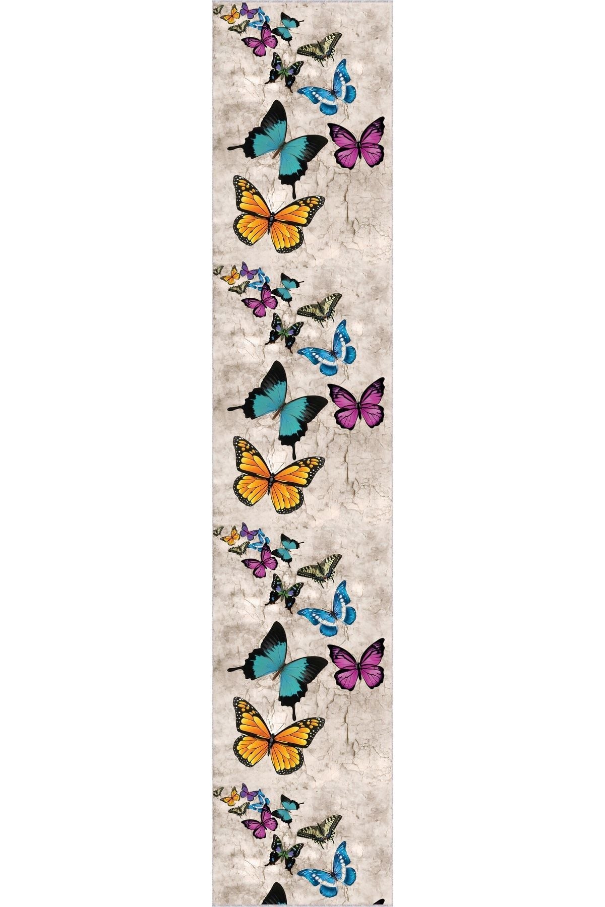 Lizia Home Butterfly Non-Slip Machine Washable Custom Size Runner AR1170 2