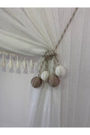 Lovelyhome35 4 Ball Cord Wrapped Ceiling Gather Tieback 1