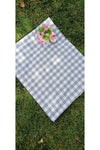 Sofrabezidiyari Piti Checkered Grey Tablecloth, Dining Cloth, Picnic Cloth Cotton 2