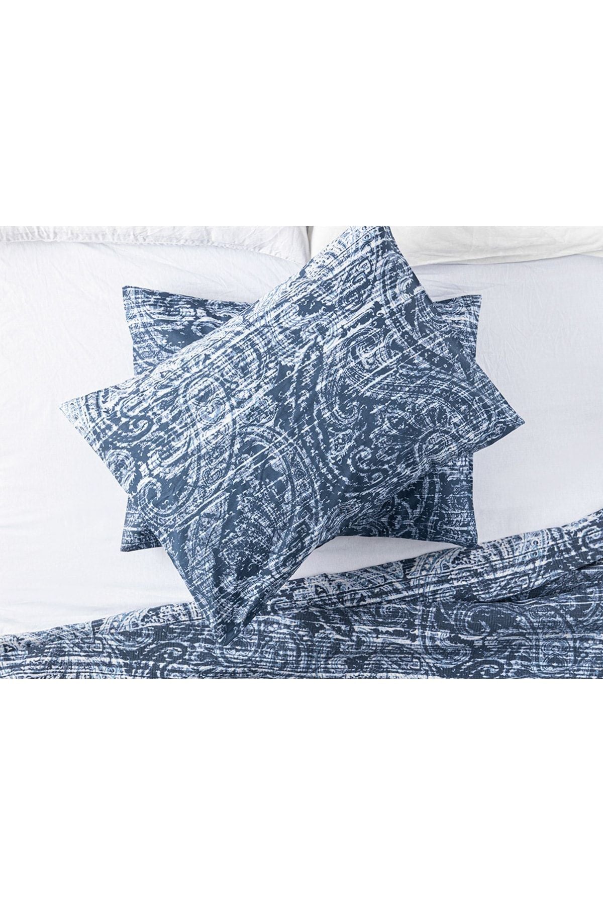 English Home Anhinga Cotton 2-Piece Pillowcase 50x70 Cm Navy Blue 2