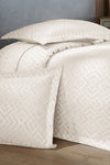 BIRHOME Estila Jacquard Chenille Double Bedspread (Cream) 2