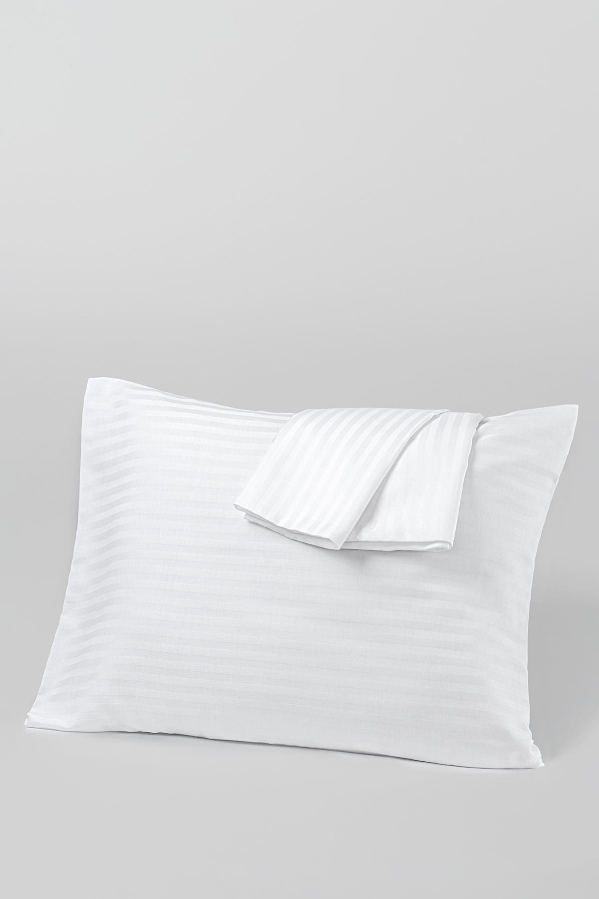 Varol 2 Pieces Zeus Series Cotton Satin Hotel Pillowcase 50x70 1