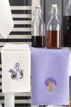 Fushia 6-Piece Embroidered Kitchen Towel Set 40x60 Cm 2