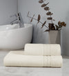 Towel Set (2 Pieces) Colorful Twist - White White 290CFB1108 1