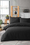 Üntaş Life 200x220 Plain Black Double Duvet Cover Set 1