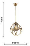 Begüsa Aydın Single Pendant Lamp Antique Smoke Acrylic 5