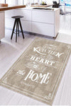 SÜNGERSAN Non-Slip Base Digitally Printed Machine Washable Kitchen Rug 1