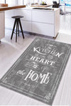 SÜNGERSAN Non-Slip Base Digitally Printed Machine Washable Kitchen Rug 2