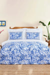 Karaca Home Bellance Blue 100% Cotton Double Duvet Cover Set 1