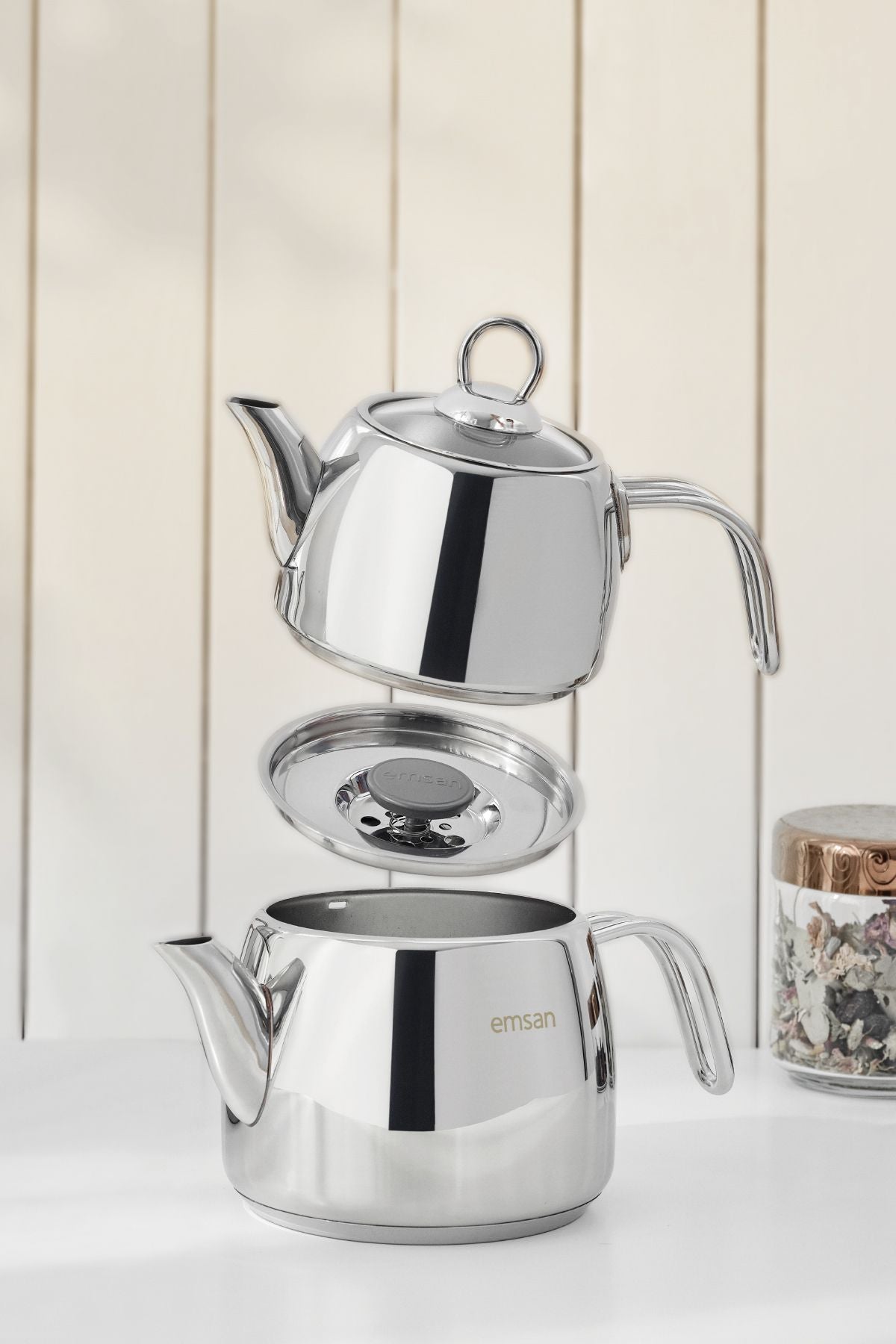 Emsan Soft Maxi Induction Base Tea Set 1