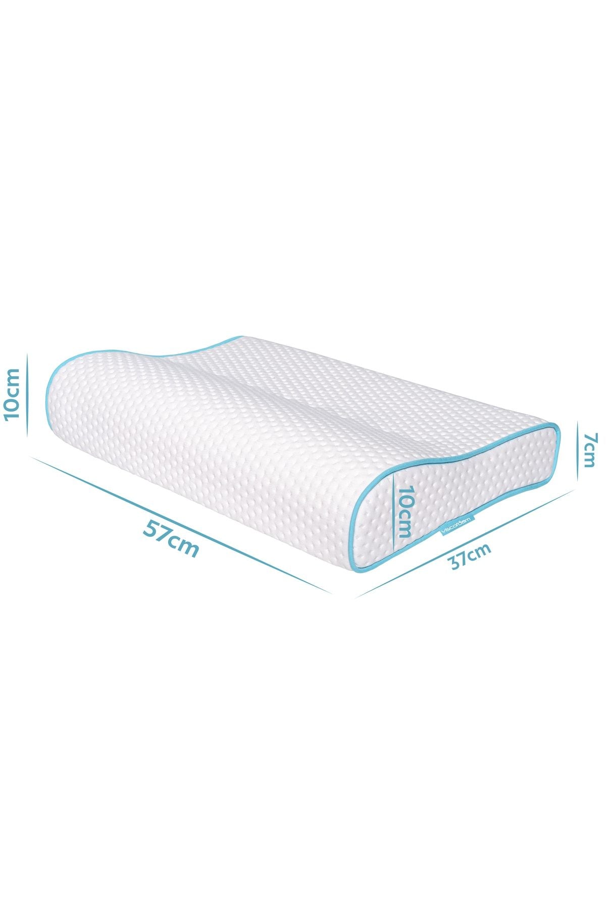 Viscofoam Orthopedic Neck Support Pillow Visco Pillow 57x37x10-7cm 2