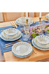 Bella Maison Mabel Stoneware 24 Piece 6 Person Dinner Set Blue 2